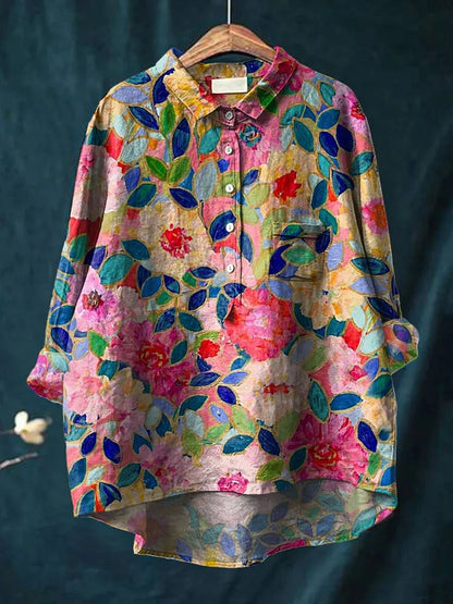 Camisa grande de algodón perros divertida