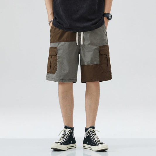 Pantalones Cortos Hombre Estampados Rectos - Vestiria