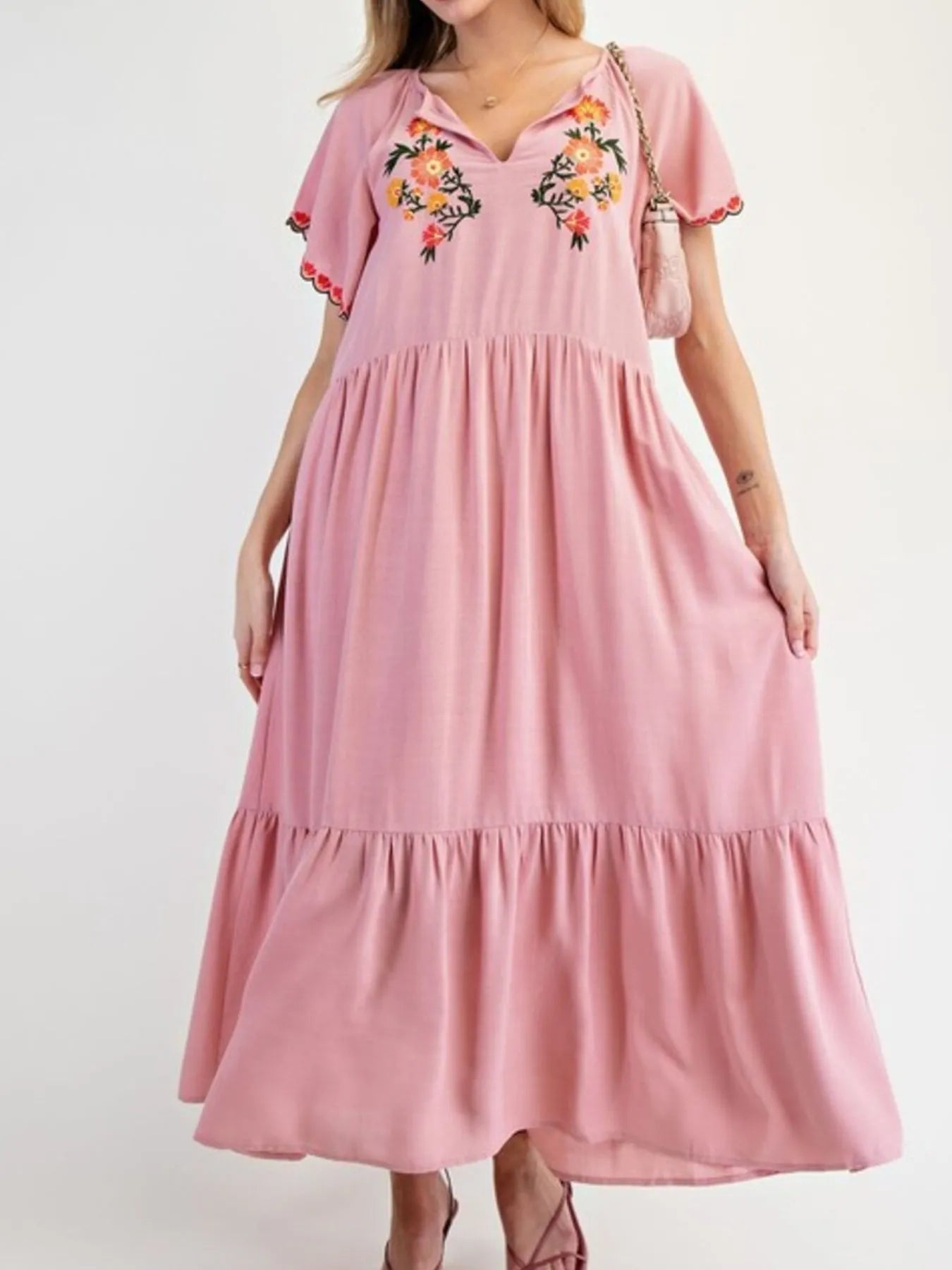 Vestido Floral Largo y Comodísimo - Vestiria