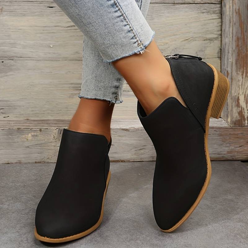 Botas Mujer Estilo Combinado