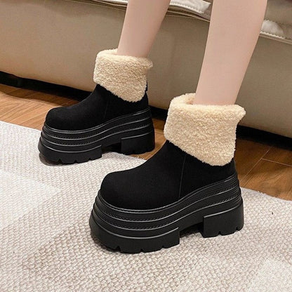 Botas Mujer Plataforma Acolchadas Estilo Svea - Vestiria