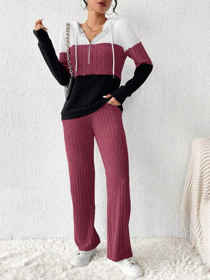 Sudadera con Capucha y Pantalón Deportivo Cálido