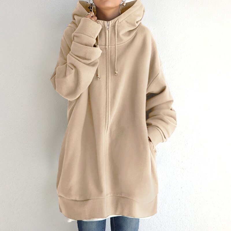Sudadera Invierno Grande Con Capucha Abrigadora