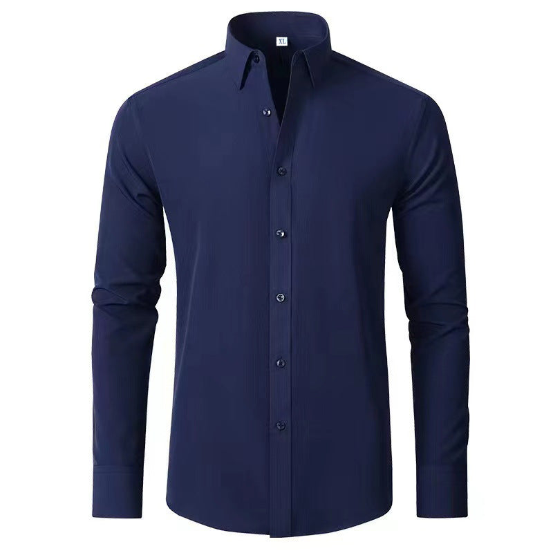 Camisa Hombre Elástica Antiamarilleo