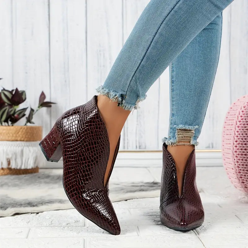 Botas Tacón Mujer Estilo Clásico