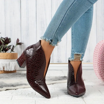 Botas Tacón Mujer Estilo Clásico