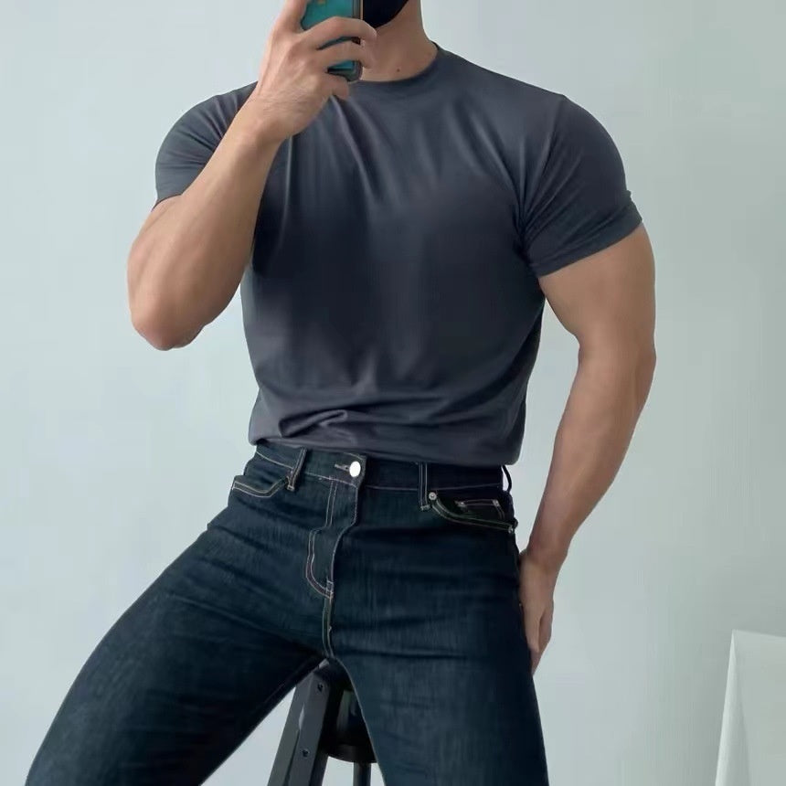 Camiseta Hombre Deportiva Secado Rápido