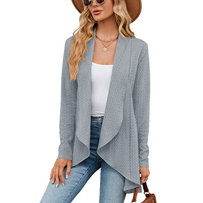 Chaqueta de punto suelta y cómoda