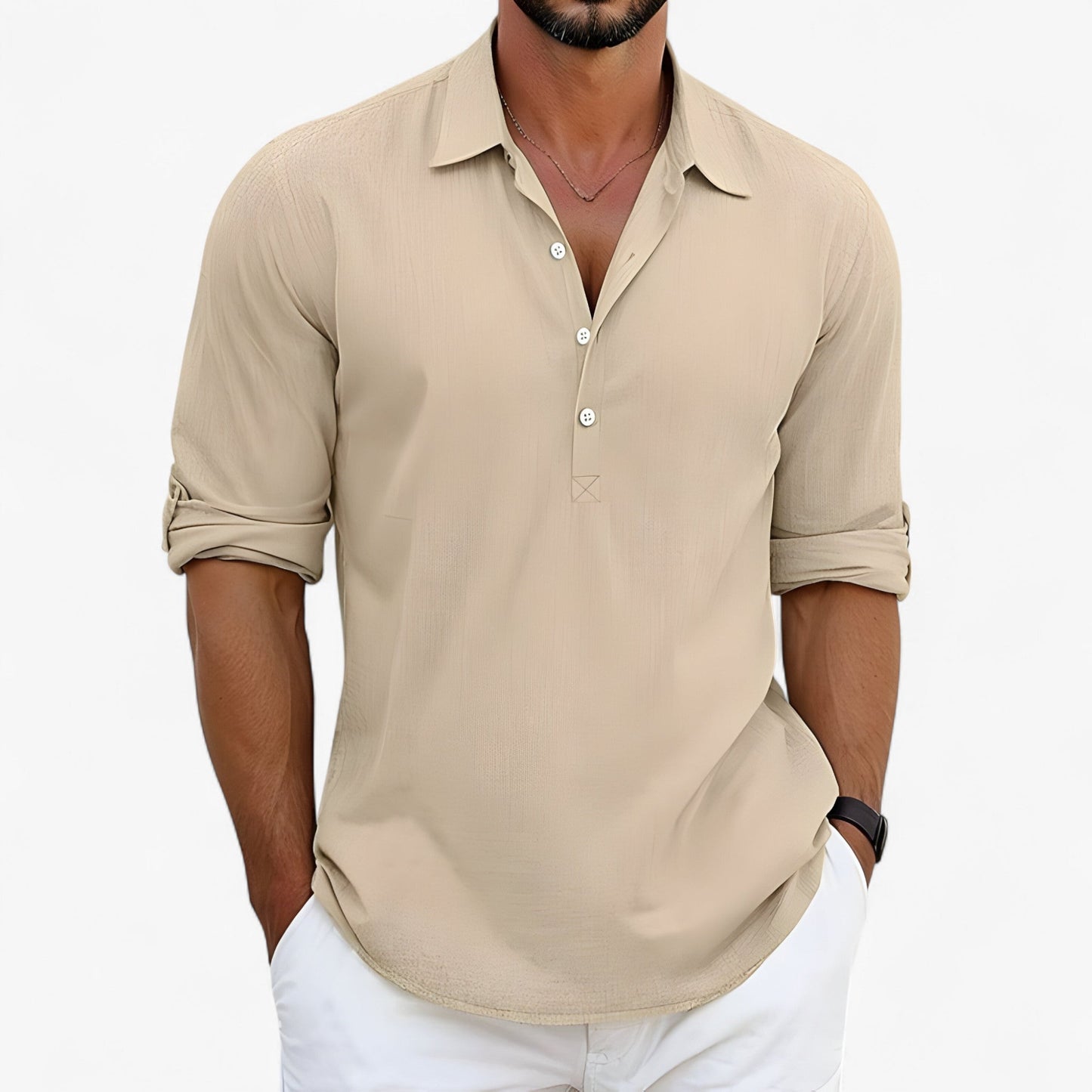 Camisa Polo Hombre Fresca Ligera Verano