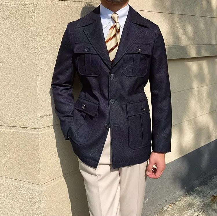 Abrigo Invierno Cuello Alto Elegante - Vestiria