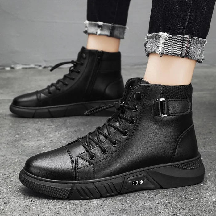 Botas Negras Cuero - Vestiria