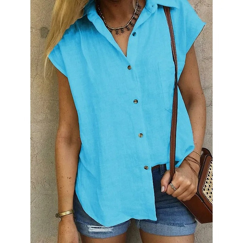 Blusa Polo Clásica Con Botones - Vestiria