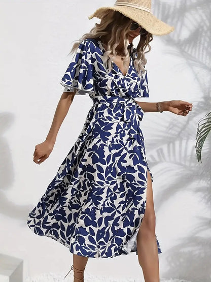 Vestido Encantador con Flores - Vestiria