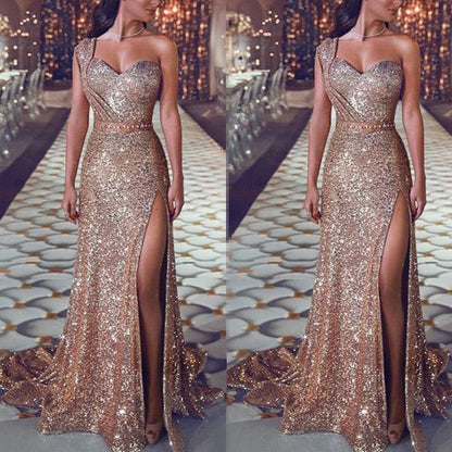 Vestido Largo Asimétrico Elegante