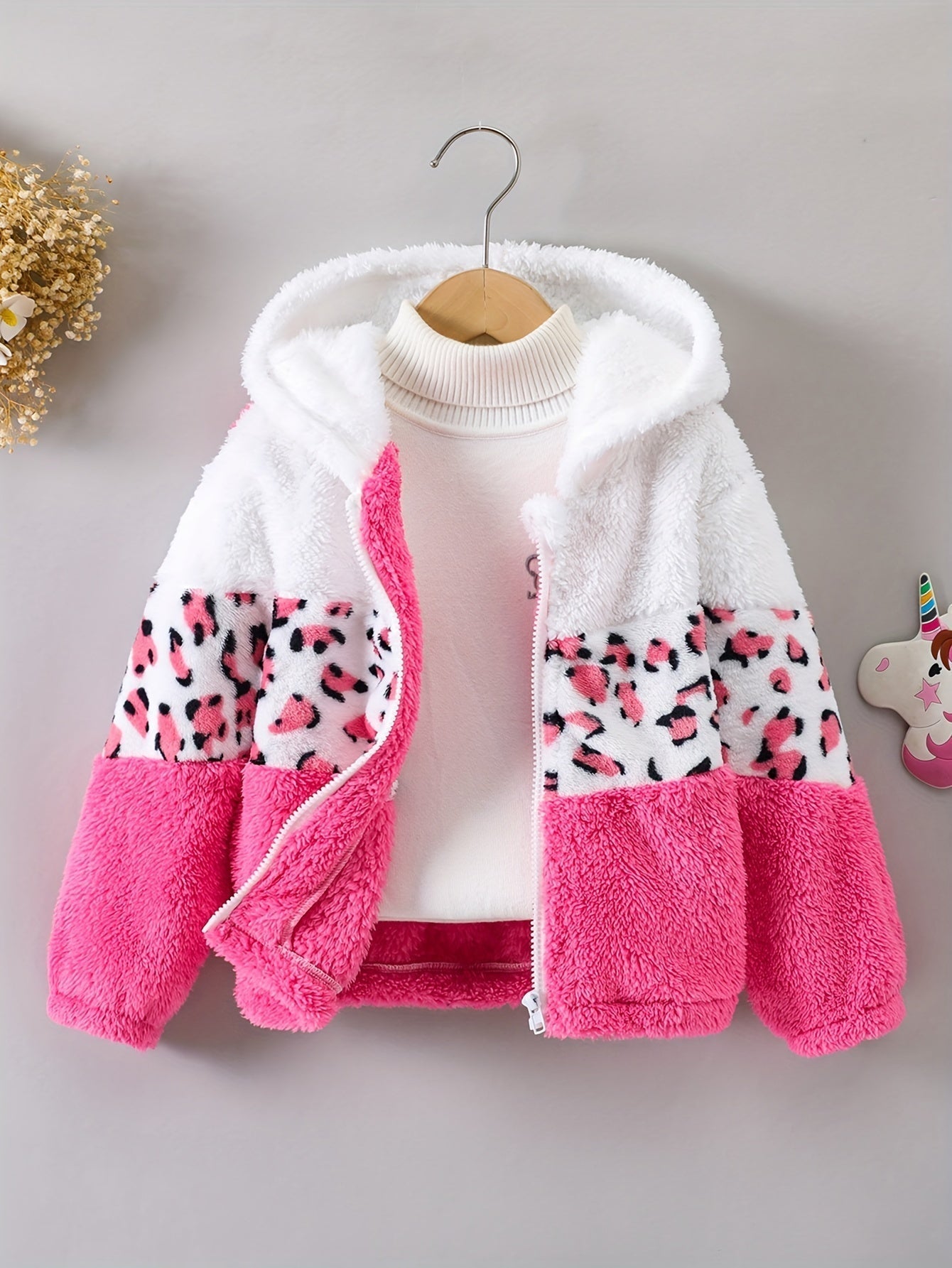 Chaqueta Niña Leopardo Abrigada - Vestiria