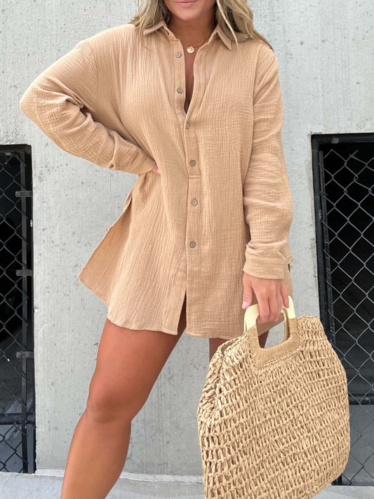 Conjunto de verano femenino con lazo y shorts ajustados - Vestiria