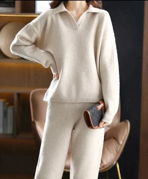 Traje deportivo mujer dos piezas cuello polo - Vestiria