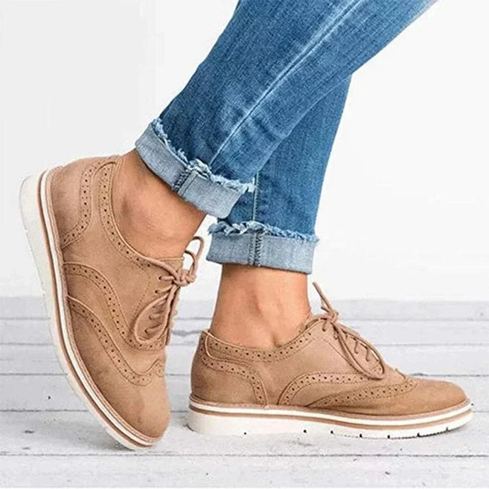 Zapatos de Piel Elegantes con Cintas - Vestiria