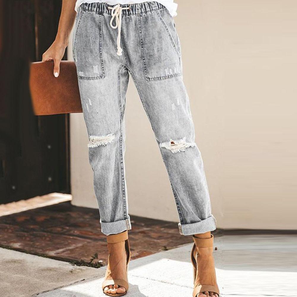Pantalón Vaquero Deportivo Casual