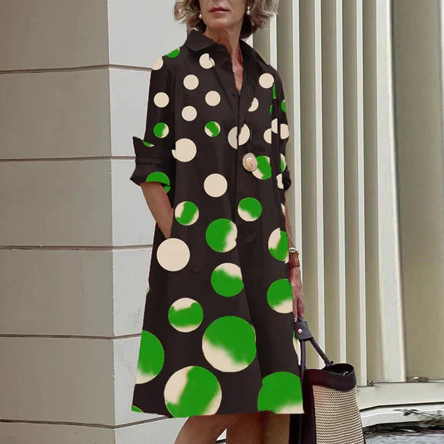 Vestido Boho de Mujer con Mangas Largas