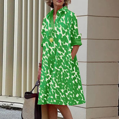 Vestido Boho de Mujer con Mangas Largas