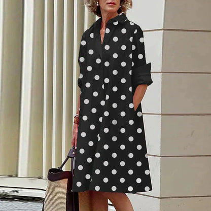 Vestido Boho de Mujer con Mangas Largas