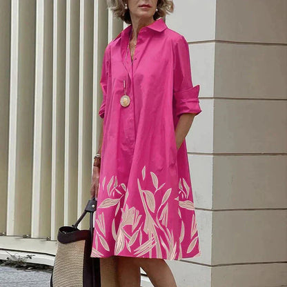 Vestido Boho de Mujer con Mangas Largas