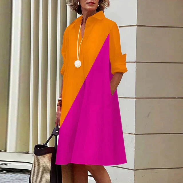 Vestido Boho de Mujer con Mangas Largas - Vestiria