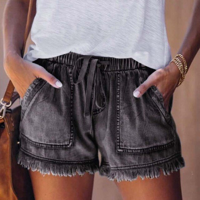 Pantalones cortos jeans estilo casual