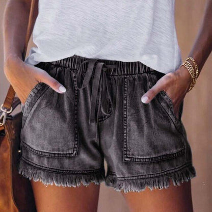 Pantalones cortos jeans estilo casual