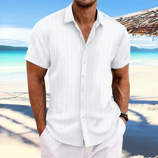 Camisa Manga Corta Estilo Relajado