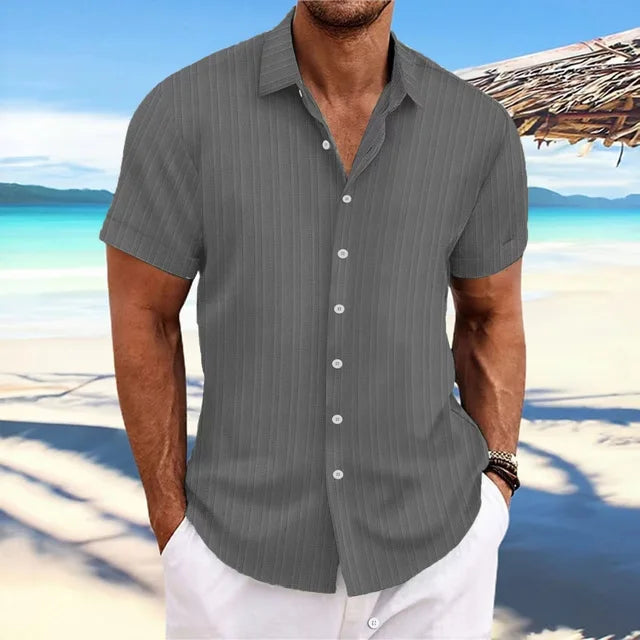 Camisa Manga Corta Estilo Relajado