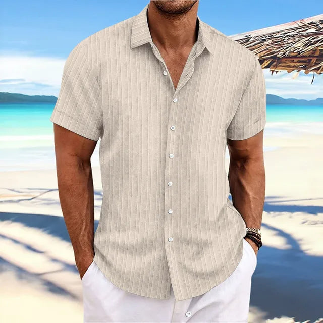 Camisa Manga Corta Estilo Relajado