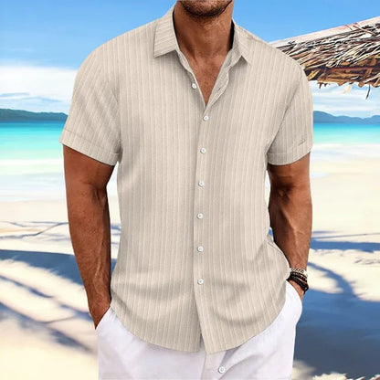 Camisa Manga Corta Estilo Relajado