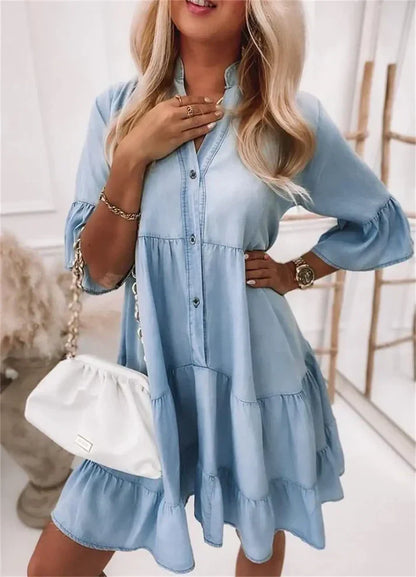 Vestido Verano Ligero con Encajes - Vestiria