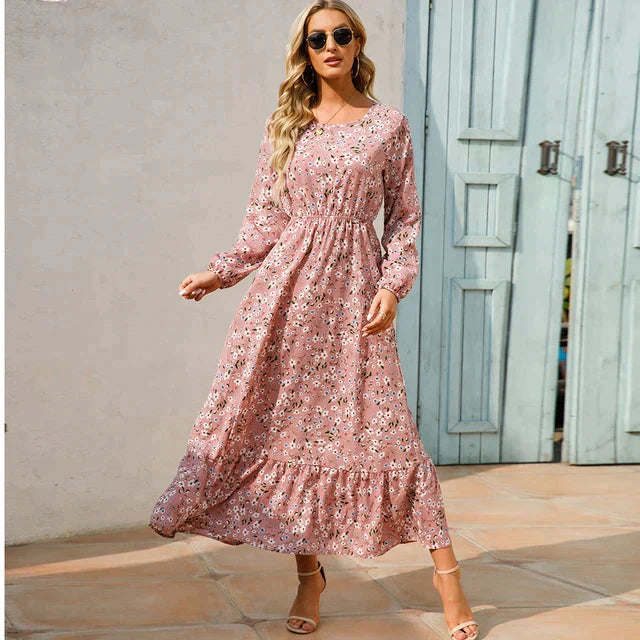 Vestido Florado Mujer Estilo Actual