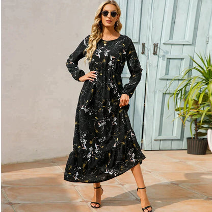 Vestido Florado Mujer Estilo Actual