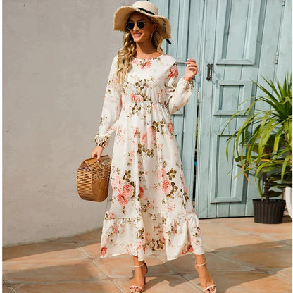 Vestido Florado Mujer Estilo Actual - Vestiria