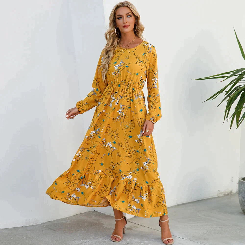 Vestido Florado Mujer Estilo Actual