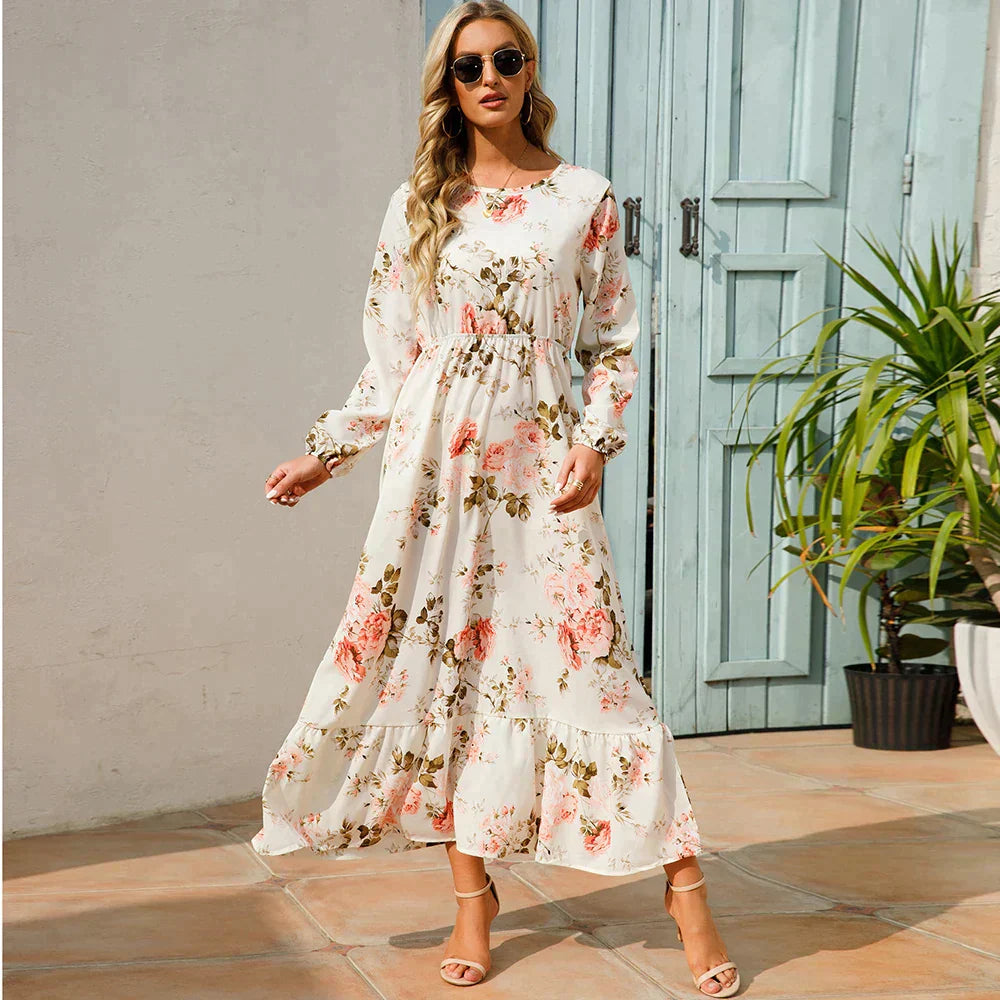 Vestido Florado Mujer Estilo Actual