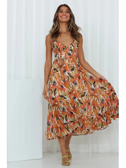 Vestido Estampado de Mujer Colorido