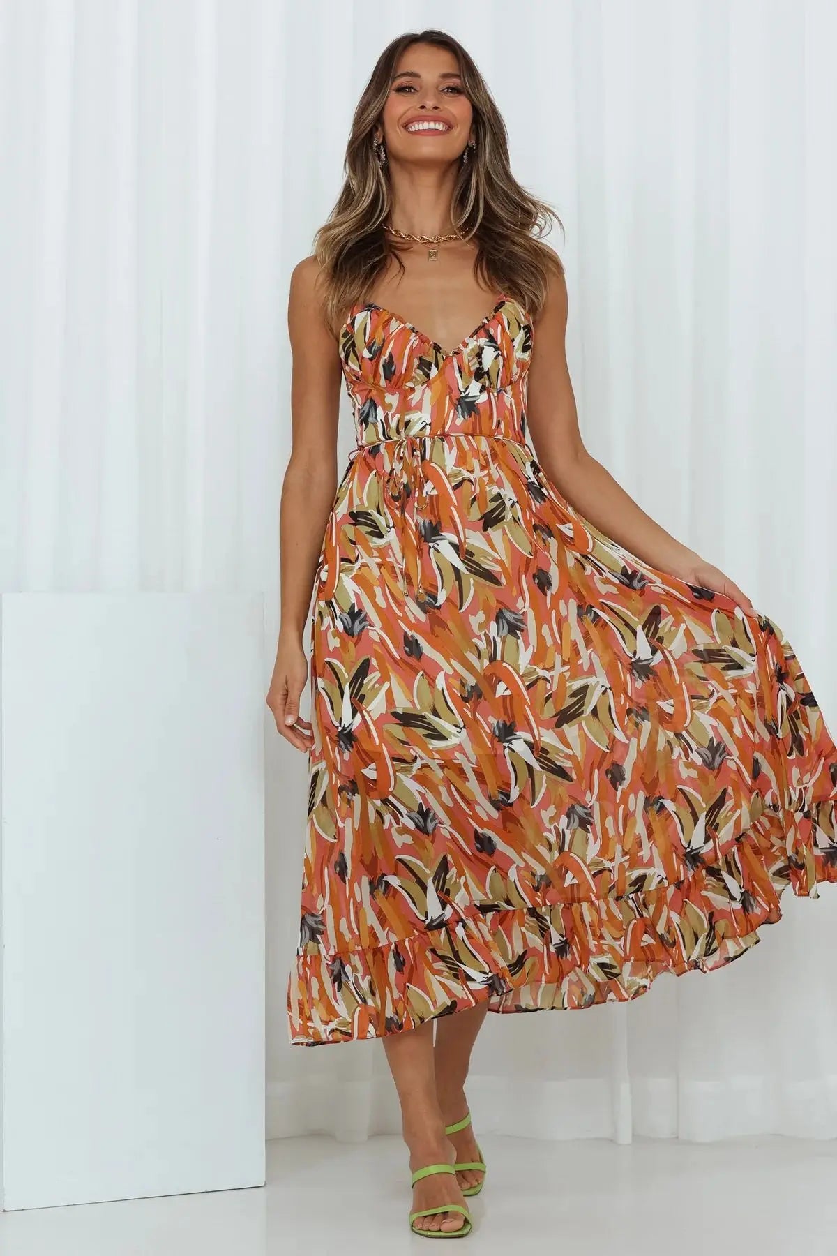 Vestido Estampado de Mujer Colorido - Vestiria