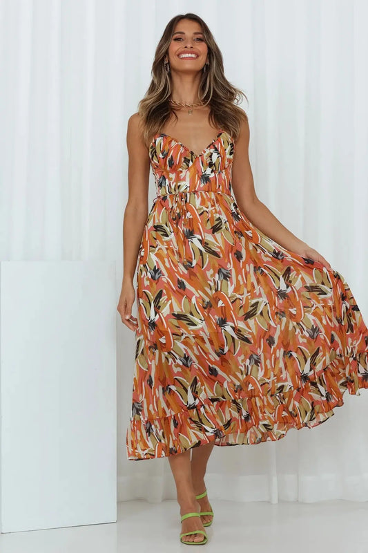 Vestido Estampado de Mujer Colorido - Vestiria