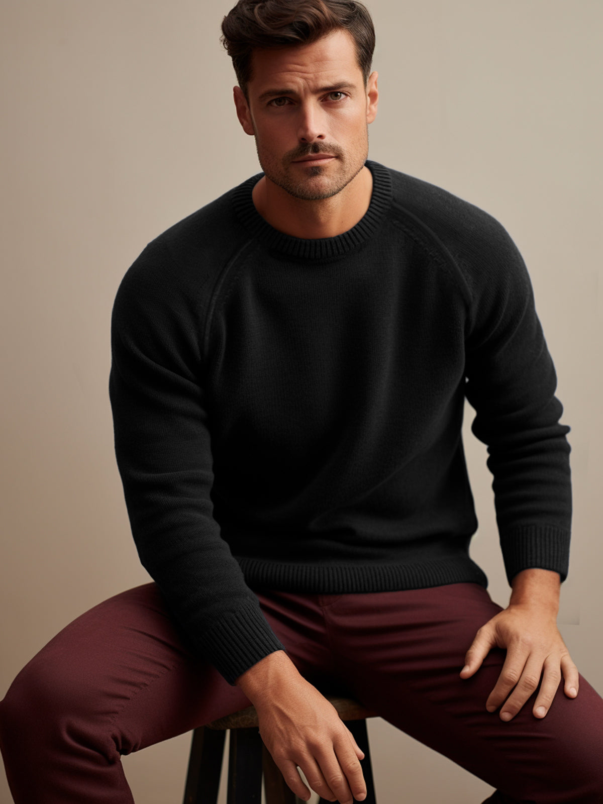 Suéter Cuello Redondo Oversize
