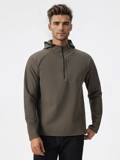 Sudadera Deportiva con Capucha y Cremallera - Vestiria