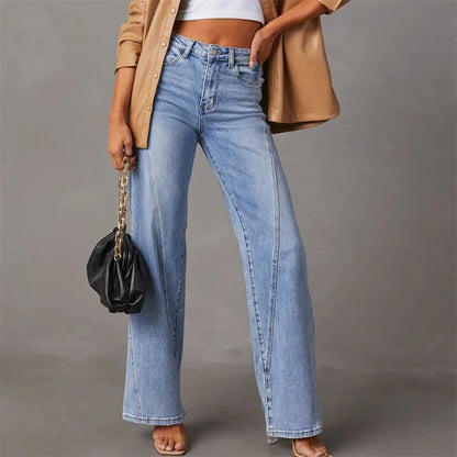 Pantalones cómodos mujer rectos elegantes - Vestiria