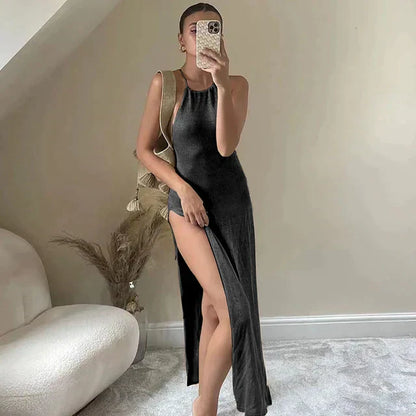 Vestido Ligero y Aéreo de Noche