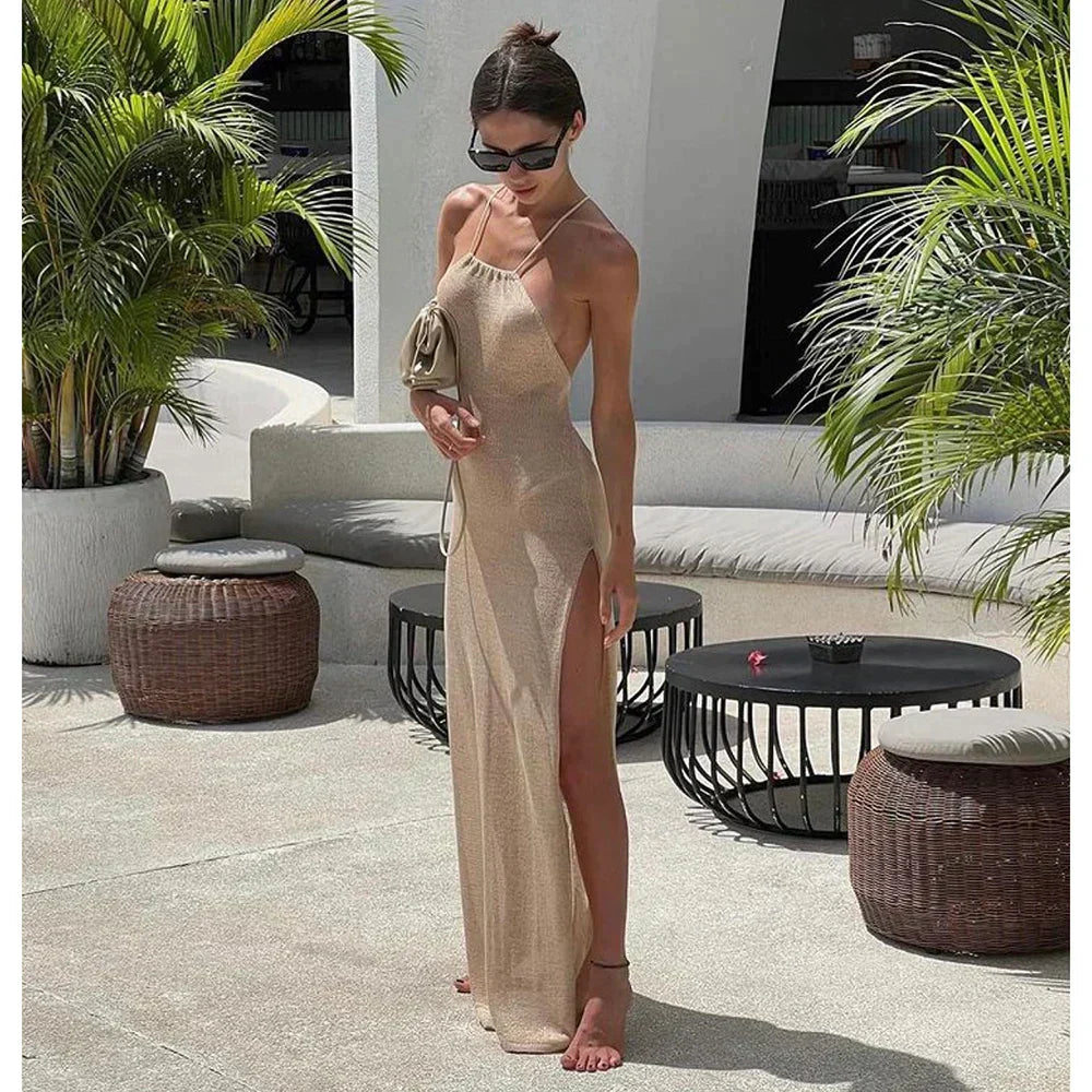 Vestido Ligero y Aéreo de Noche - Vestiria