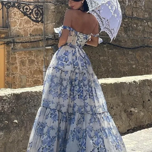 Vestido Floral Boho Chic Mujer - Vestiria