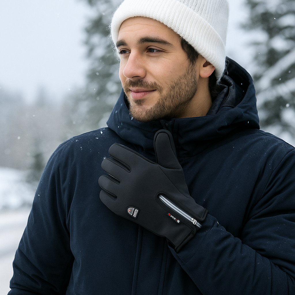 Guantes Táctiles Calientes para Hombre Invierno